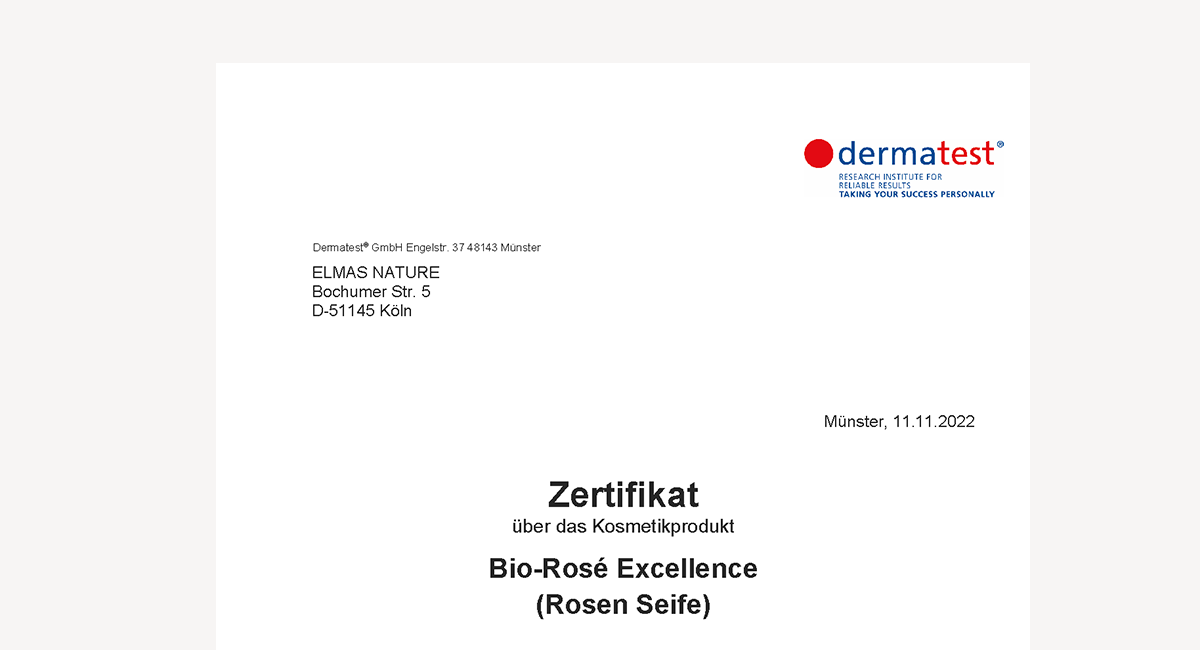 BIO Rosé Zertifikat | Elmas BIO