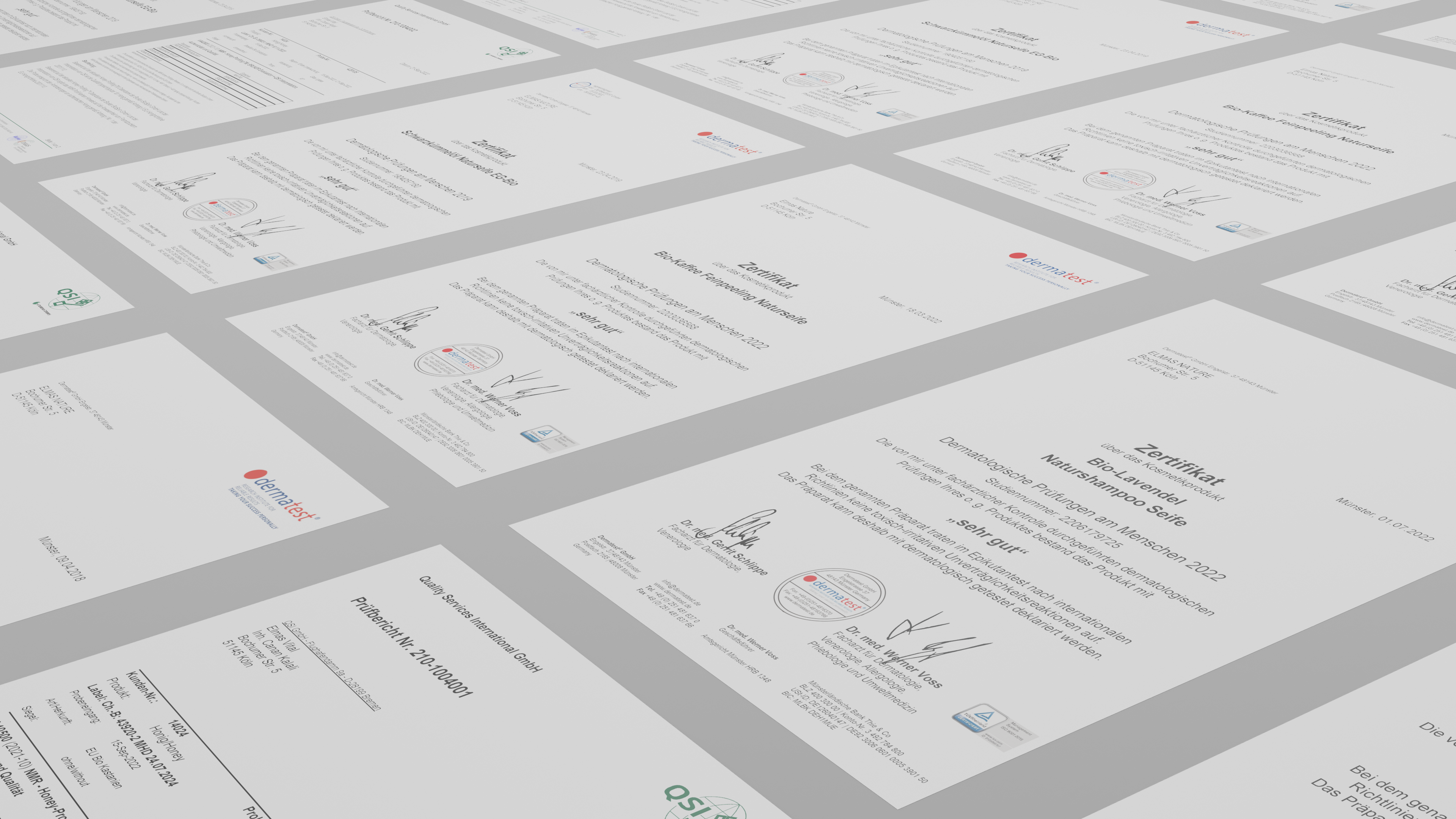 Wir setzen Maßstäbe ein: Unsere Produkt Zertifikate