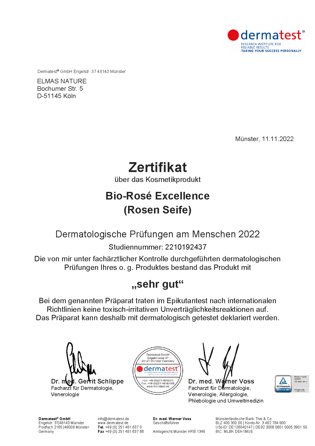 BIO Rosé Excellence Naturseife