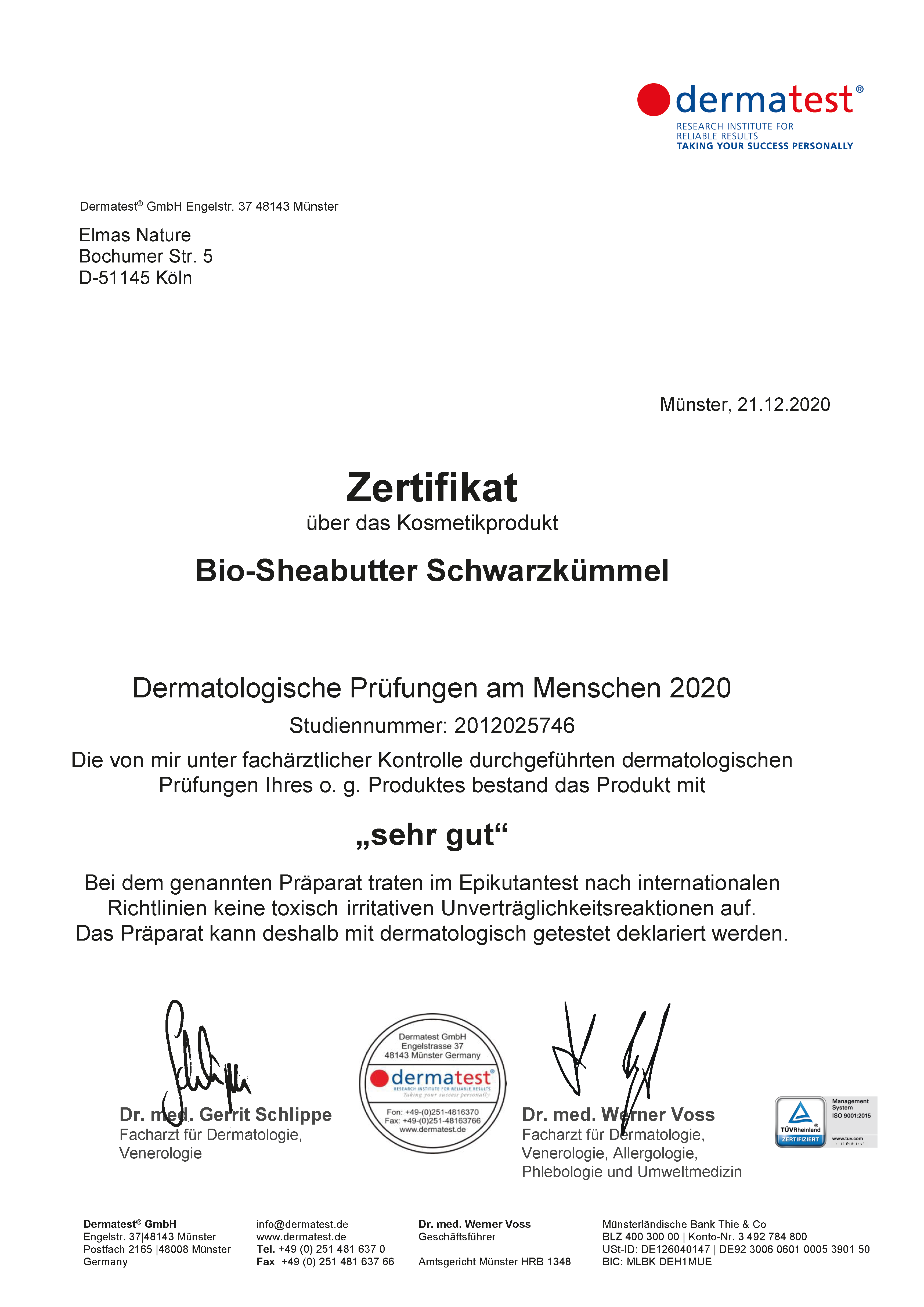 BIO Ganzkörperpflege / Bio-Sheabutter Schwarzkümmel - 80g - Elmas BIO