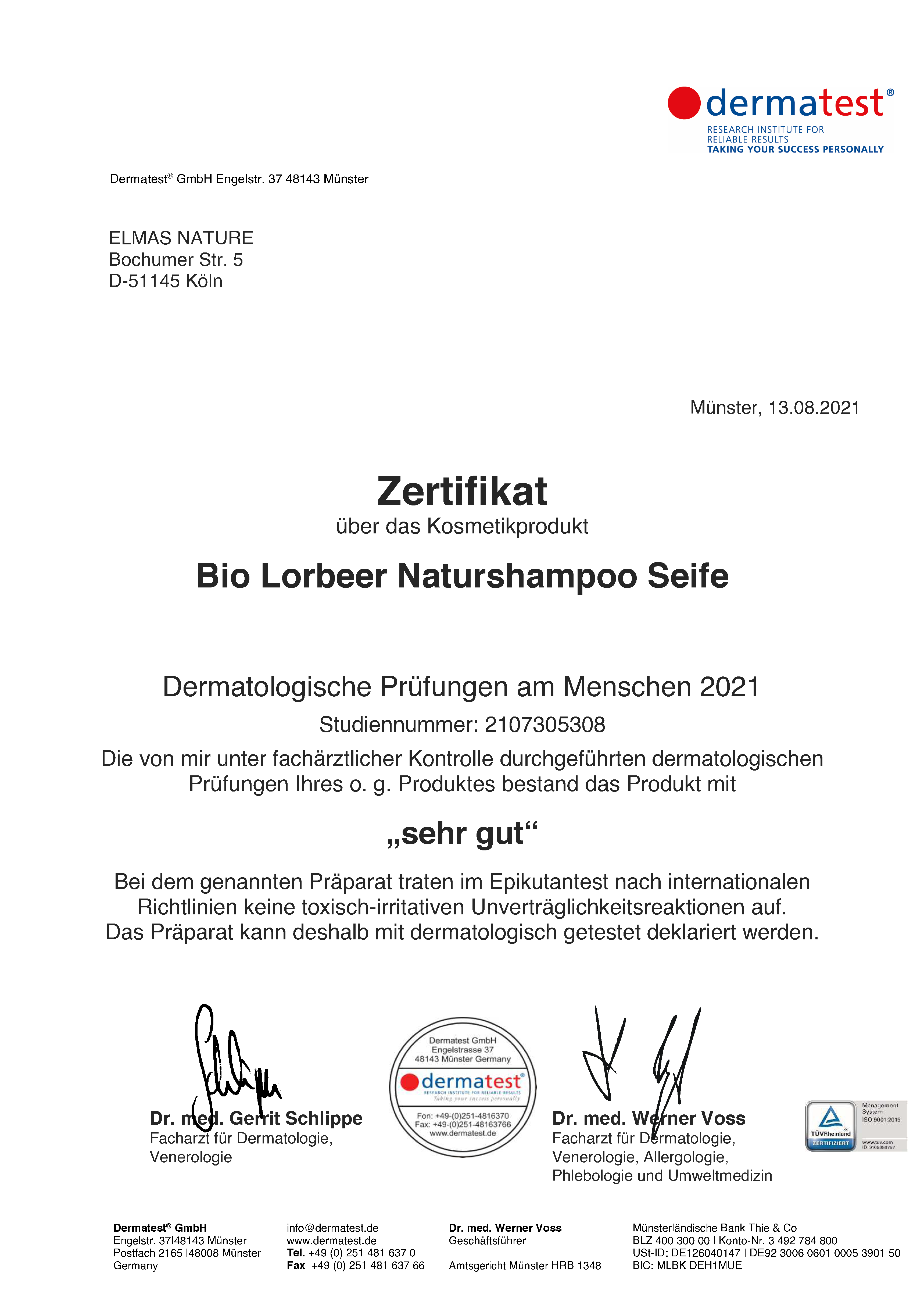BIO Lorbeerseife - 120g - Elmas BIO
